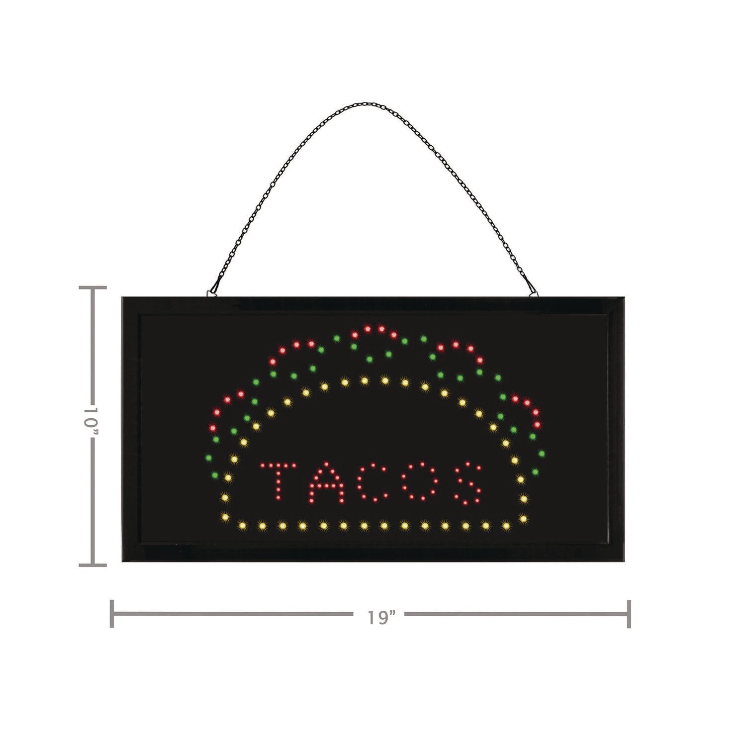 alpine-industries-led-rectangular-taco-sign-19-x-10-black-frame-green-red-yellow-graphics-alhalp49711_7