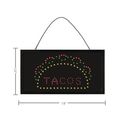 alpine-industries-led-rectangular-taco-sign-19-x-10-black-frame-green-red-yellow-graphics-alhalp49711_7