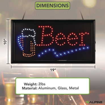 alpine-industries-led-rectangular-beer-sign-19-x-10-black-frame-blue-green-orange-red-white-graphics-alhalp49714_2