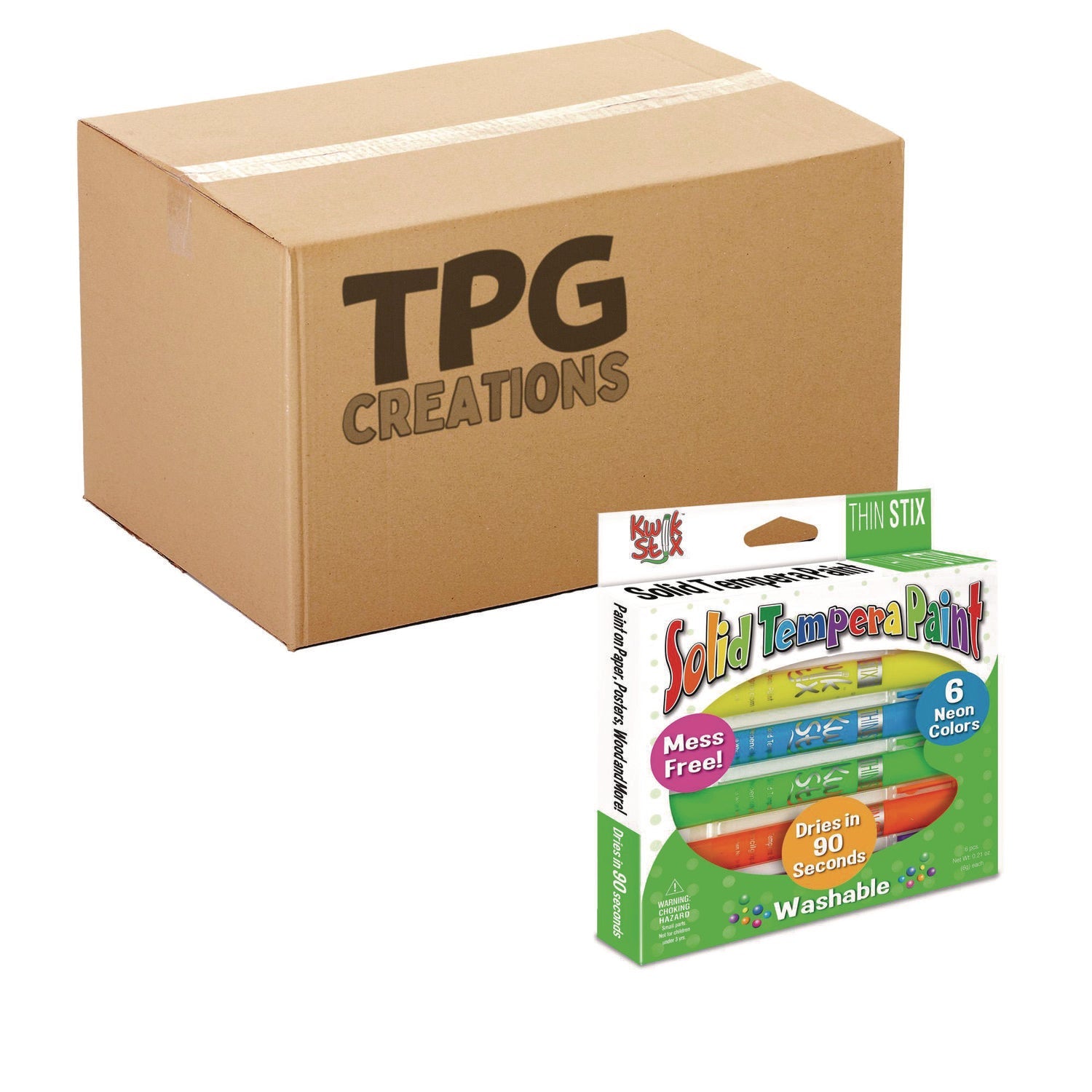 tpg-creations-thin-stix-tempera-paint-set-6-assorted-neon-colors-6-set-24-sets-carton-tpg61624_1