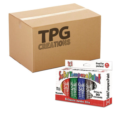tpg-creations-kwik-stick-tempera-paint-6-assorted-classic-colors-6-pack-12-packs-carton-tpg64612_1