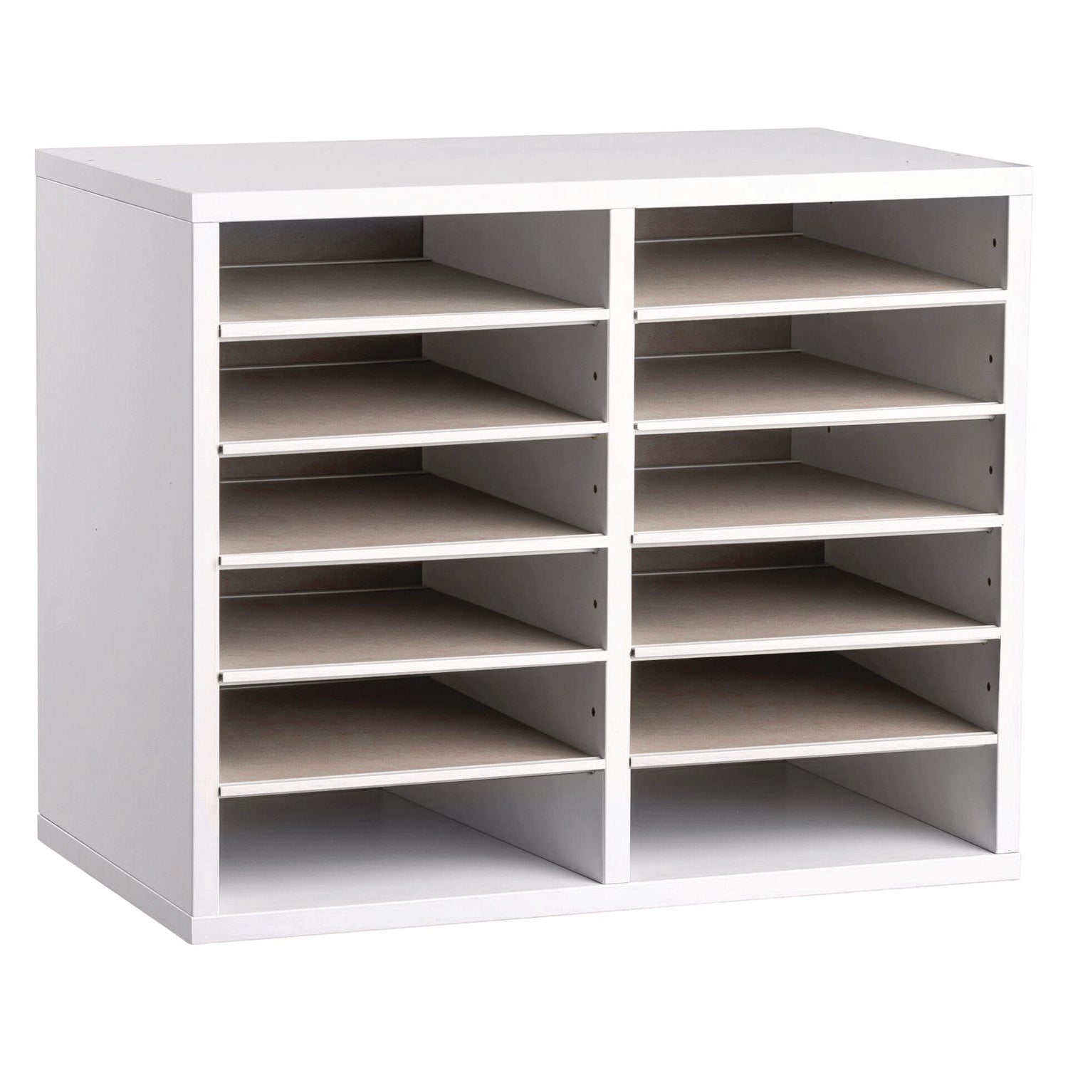 adiroffice-wood-adjustable-12-compartment-literature-organizer-12-sections-letter-size-20-x-11-8-x-16-3-white-alhi50012whi_7