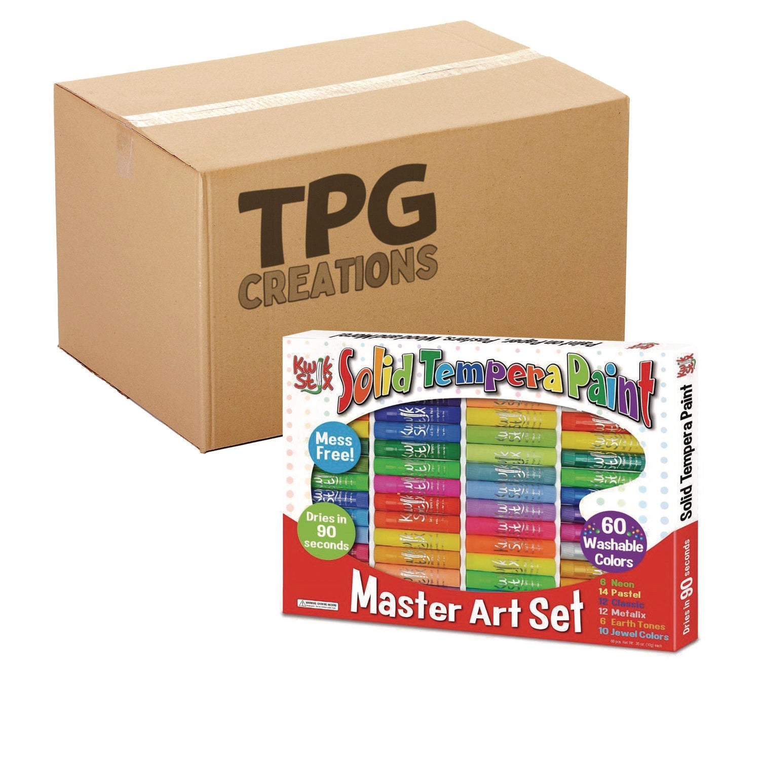 tpg-creations-kwik-stix-tempera-paint-set-60-assorted-colors-60-pack-3-packs-carton-tpg69003_1