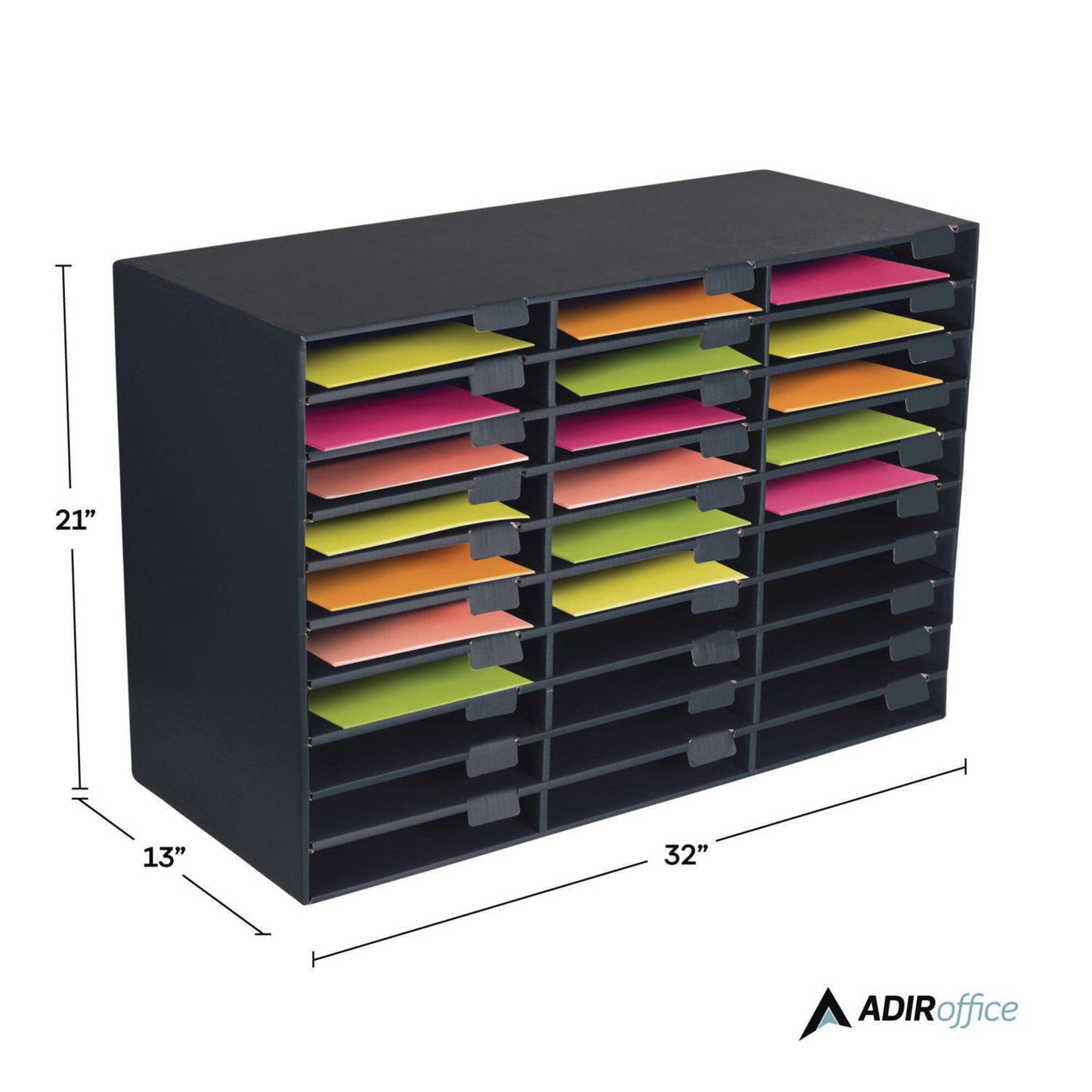 adiroffice-file-classroom-literature-organizer-30-sections-letter-size-32-x-13-x-21-black-alhi50130blk_2