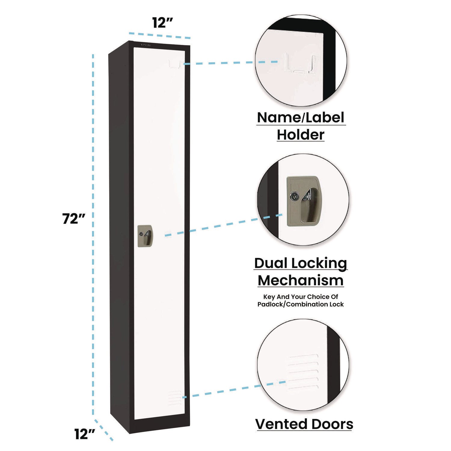 adiroffice-steel-storage-locker-1-compartment-12-x-12-x-72-black-body-white-doors-alhi629201bw_9