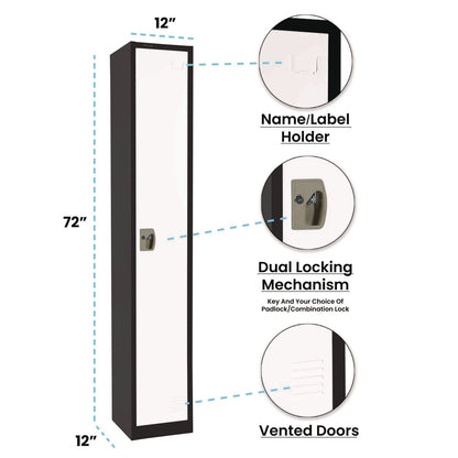 adiroffice-steel-storage-locker-1-compartment-12-x-12-x-72-black-body-white-doors-alhi629201bw_9
