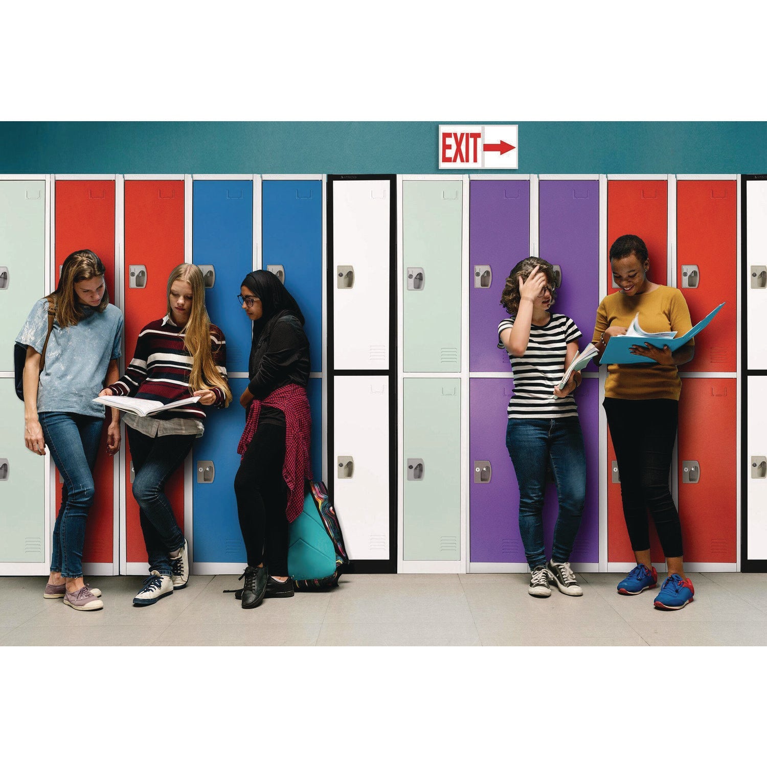 adiroffice-steel-storage-locker-2-compartment-12-x-12-x-72-black-body-white-doors-alhi629202bw_3