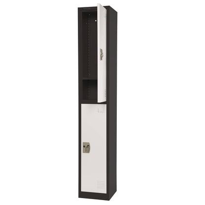adiroffice-steel-storage-locker-2-compartment-12-x-12-x-72-black-body-white-doors-alhi629202bw_7
