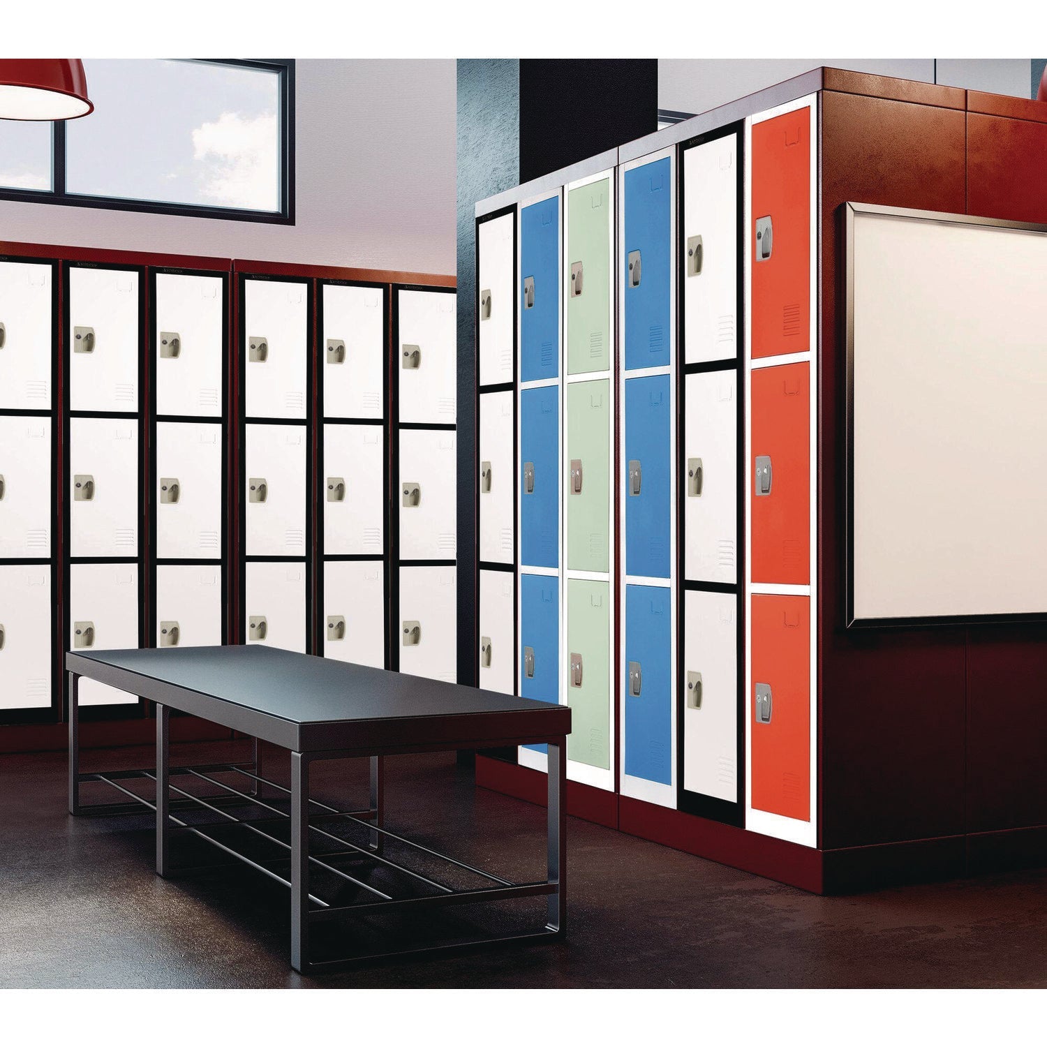 adiroffice-steel-storage-locker-3-compartment-12-x-12-x-72-black-body-white-doors-alhi629203bw_3