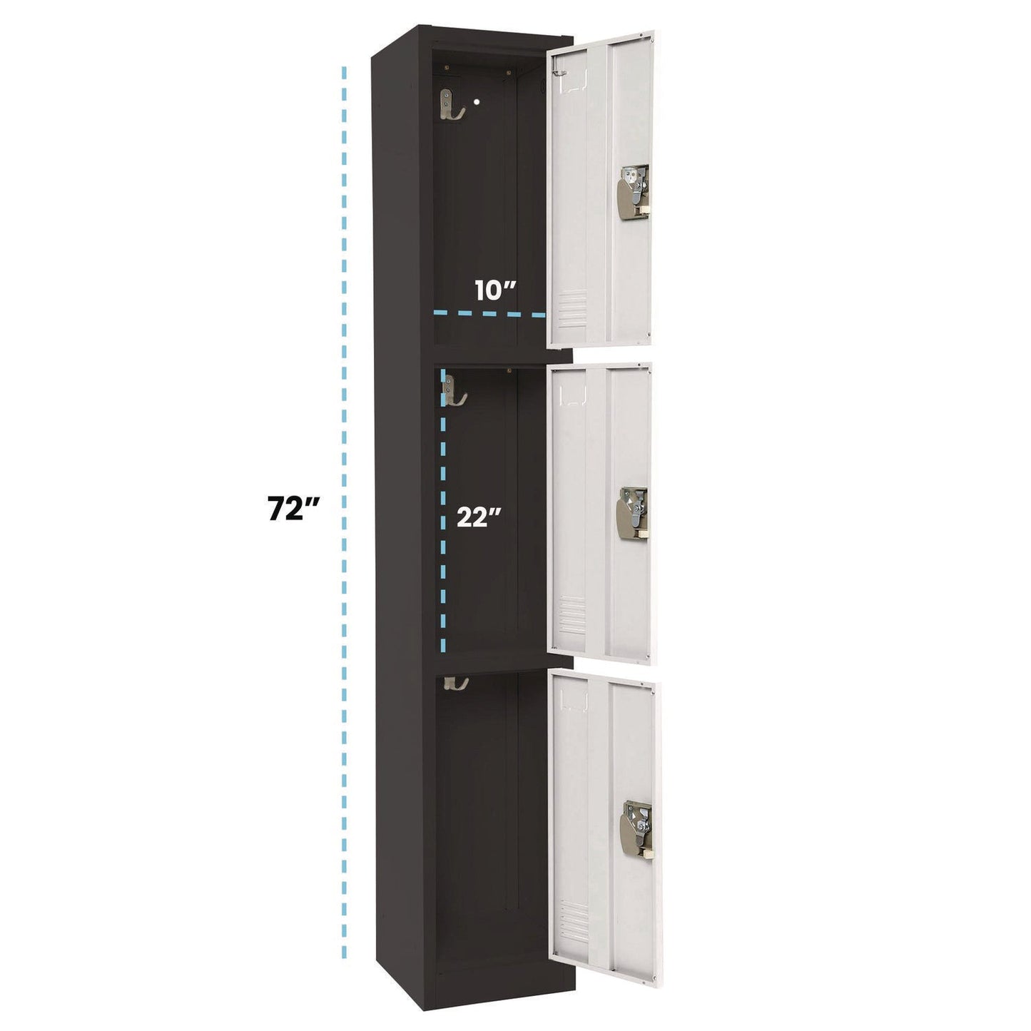 adiroffice-steel-storage-locker-3-compartment-12-x-12-x-72-black-body-white-doors-alhi629203bw_9