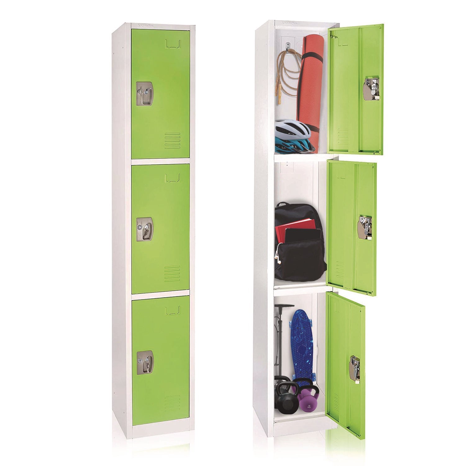 adiroffice-steel-storage-locker-3-compartment-12-x-12-x-72-green-alhi629203grn_2
