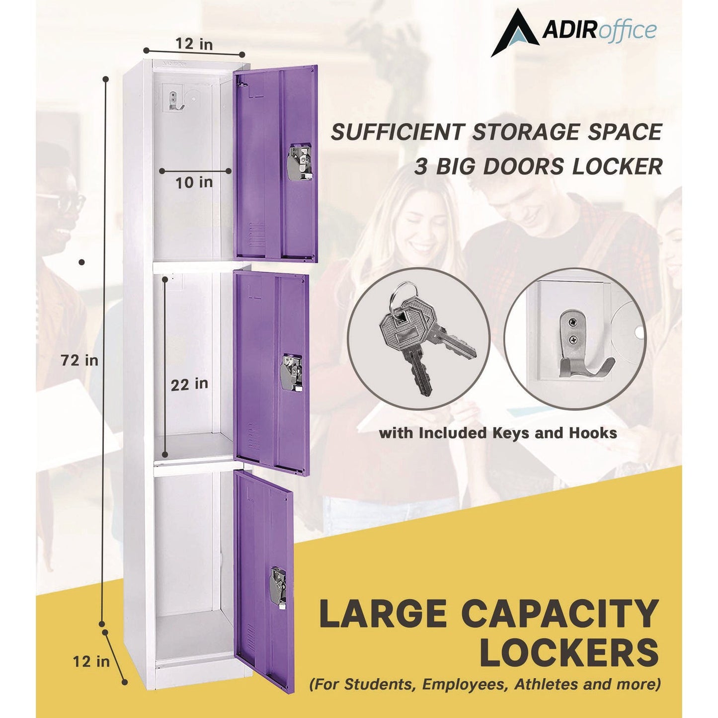 adiroffice-steel-storage-locker-3-compartment-12-x-12-x-72-purple-alhi629203pur_4
