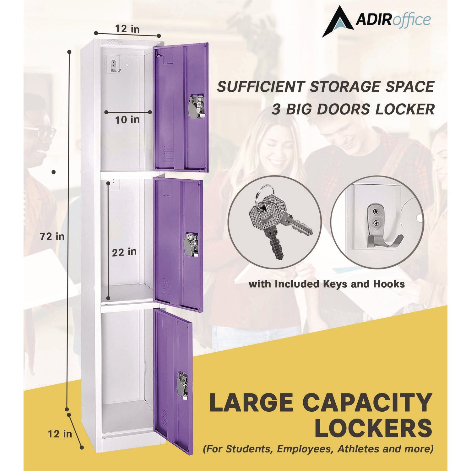 adiroffice-steel-storage-locker-3-compartment-12-x-12-x-72-purple-alhi629203pur_4