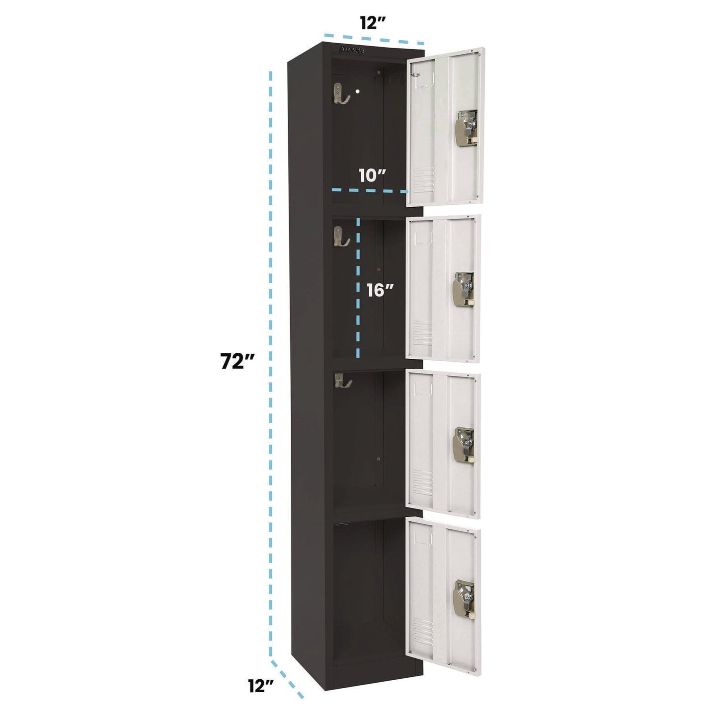 adiroffice-steel-storage-locker-4-compartment-12-x-12-x-72-black-body-white-doors-alhi629204bw_9