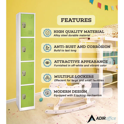 adiroffice-steel-storage-locker-4-compartment-12-x-12-x-72-green-alhi629204grn_5