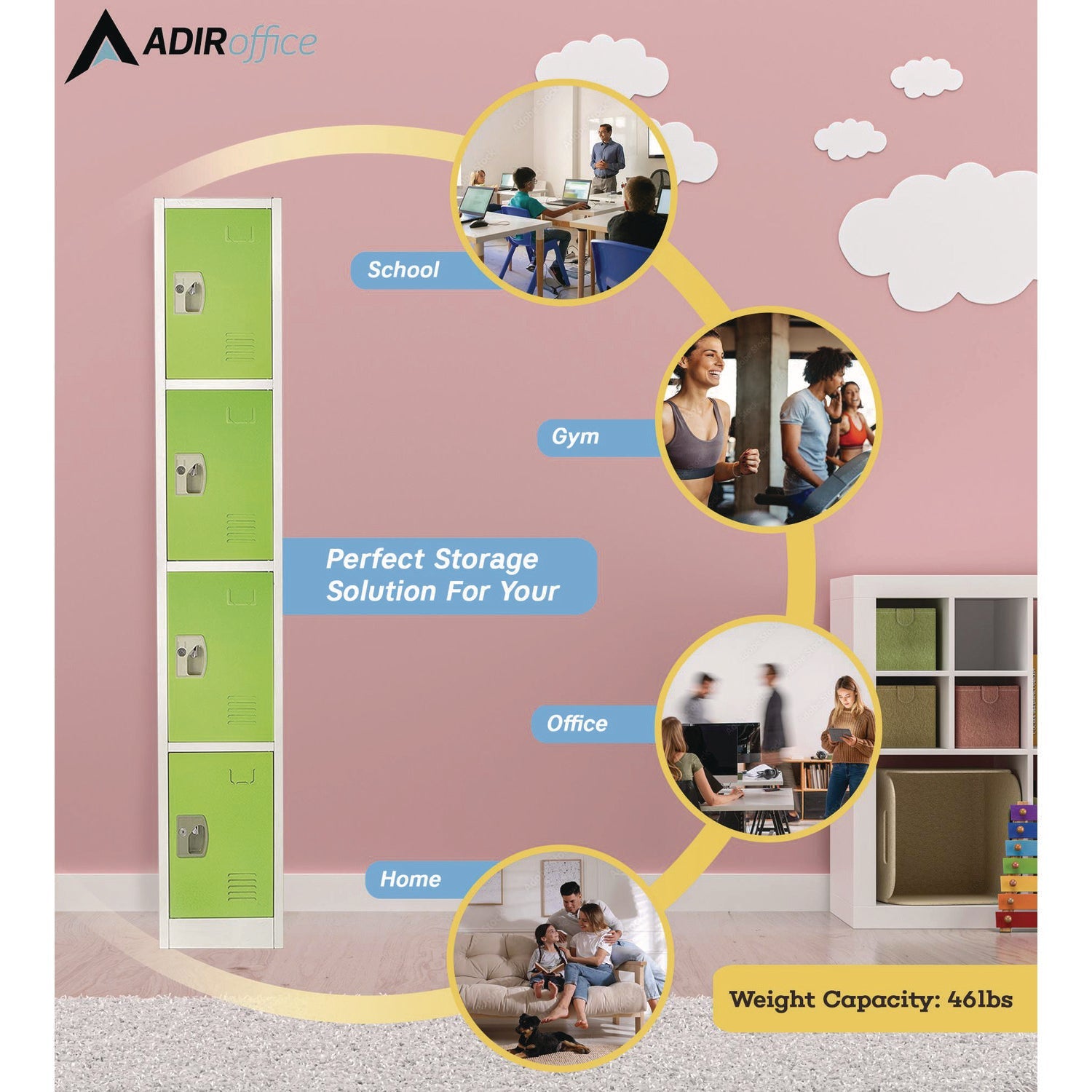 adiroffice-steel-storage-locker-4-compartment-12-x-12-x-72-green-alhi629204grn_6