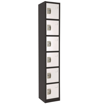 adiroffice-steel-storage-locker-6-compartment-12-x-12-x-72-black-body-white-doors-alhi629206bw_4