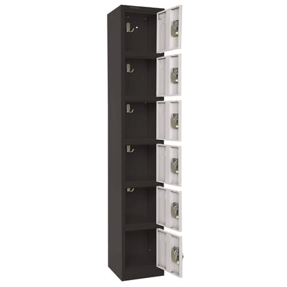 adiroffice-steel-storage-locker-6-compartment-12-x-12-x-72-black-body-white-doors-alhi629206bw_5