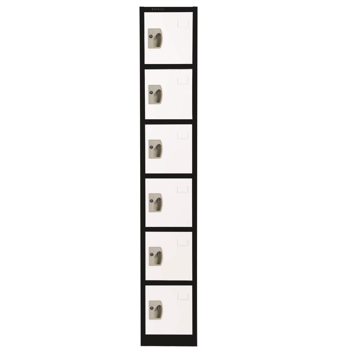 adiroffice-steel-storage-locker-6-compartment-12-x-12-x-72-black-body-white-doors-alhi629206bw_1