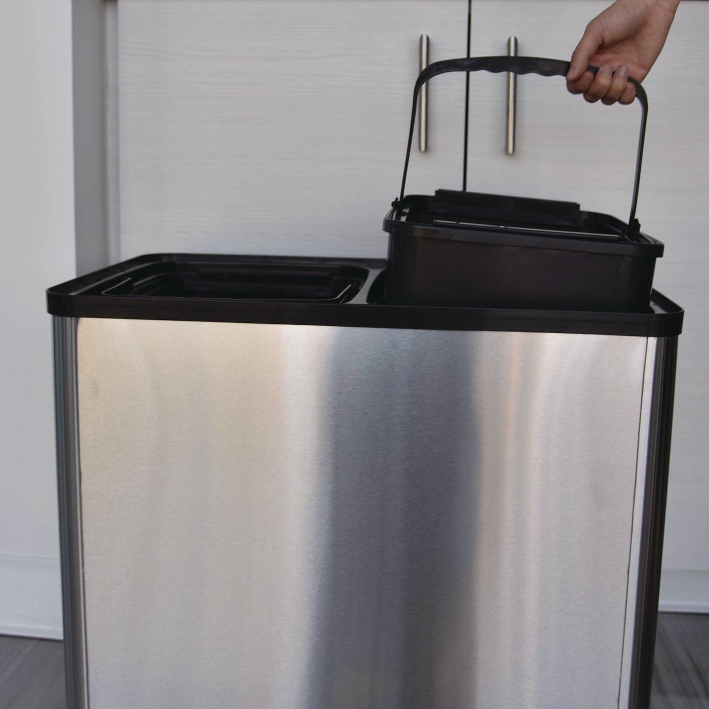 hls-commercial-r-dual-compartment-sensor-recycle-bin-and-trash-can-with-wheels-16-gal-plastic-stainless-steel-silver-black-hlmhls16dcss_5
