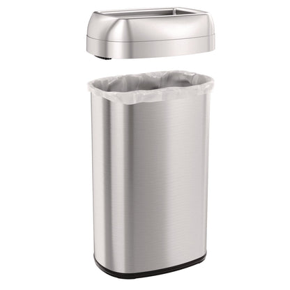 hls-commercial-r-open-top-trash-can-oval-16-gal-plastic-stainless-steel-silver-hlmhls16stv_3