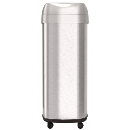 hls-commercial-r-open-top-trash-can-with-wheels-oval-16-gal-plastic-stainless-steel-silver-hlmhls16stvm_3