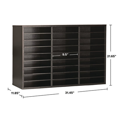 adiroffice-wooden-27-compartment-literature-organizer-27-sections-letter-size-31-49-x-11-81-x-21-65-black-alhiof20101blk_4