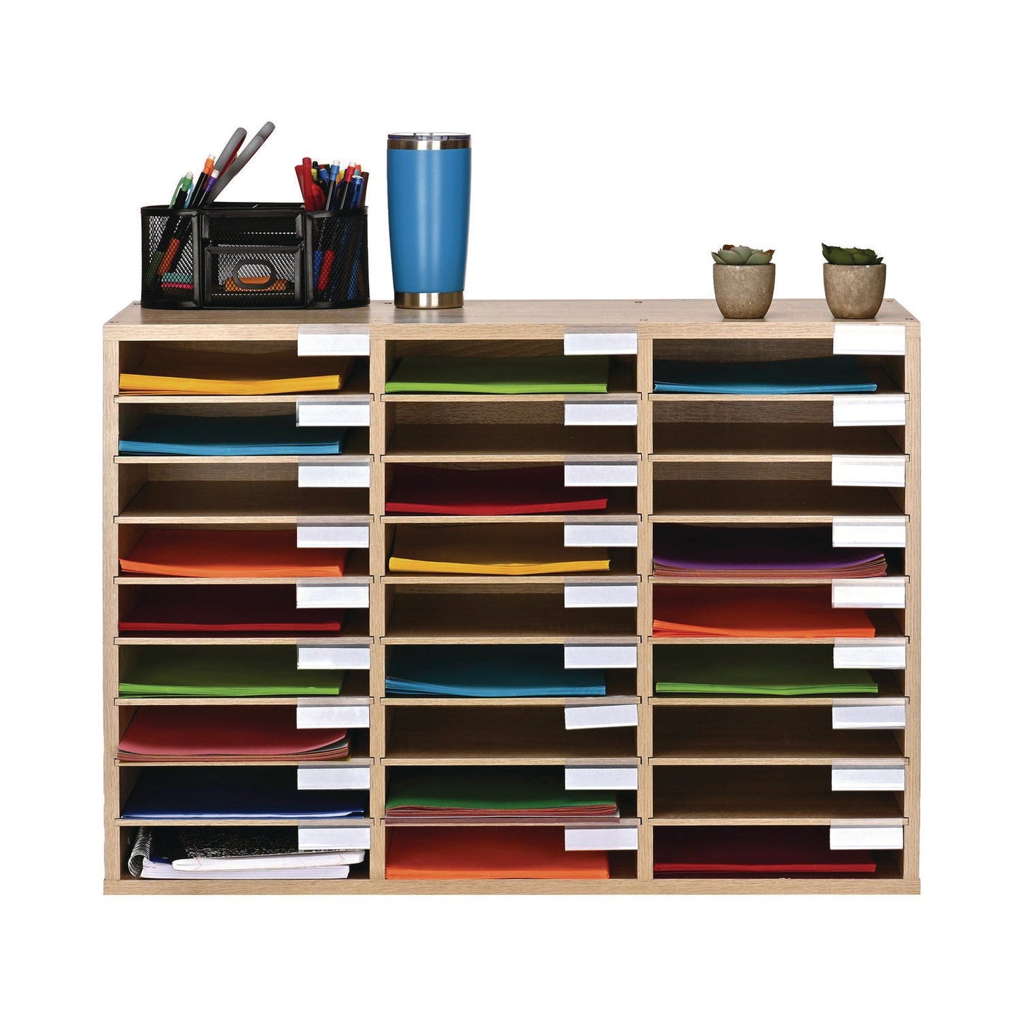 adiroffice-wooden-27-compartment-literature-organizer-27-sections-letter-size-31-49-x-11-81-x-21-65-medium-oak-alhiof20101meo_5