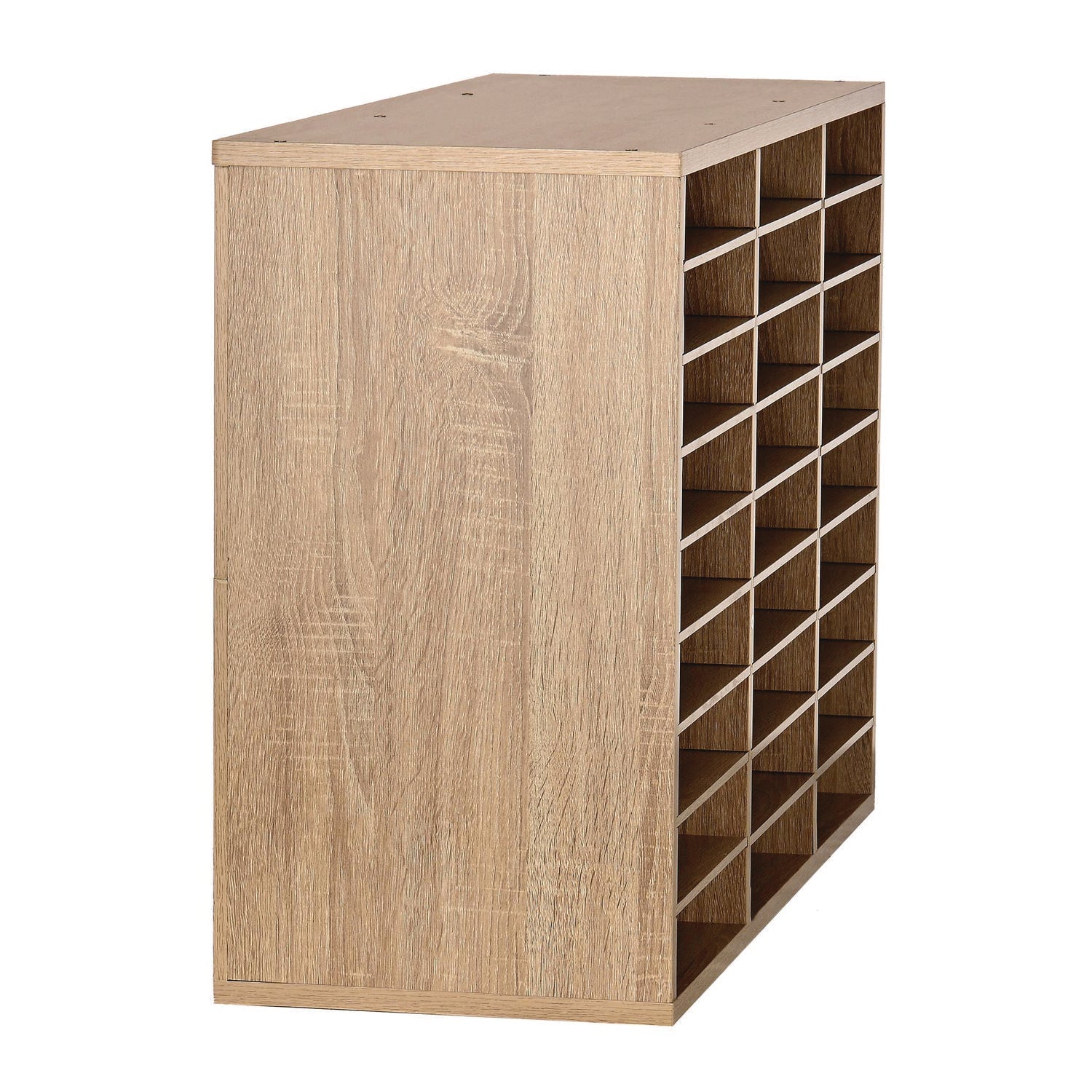 adiroffice-wooden-27-compartment-literature-organizer-27-sections-letter-size-31-49-x-11-81-x-21-65-medium-oak-alhiof20101meo_6