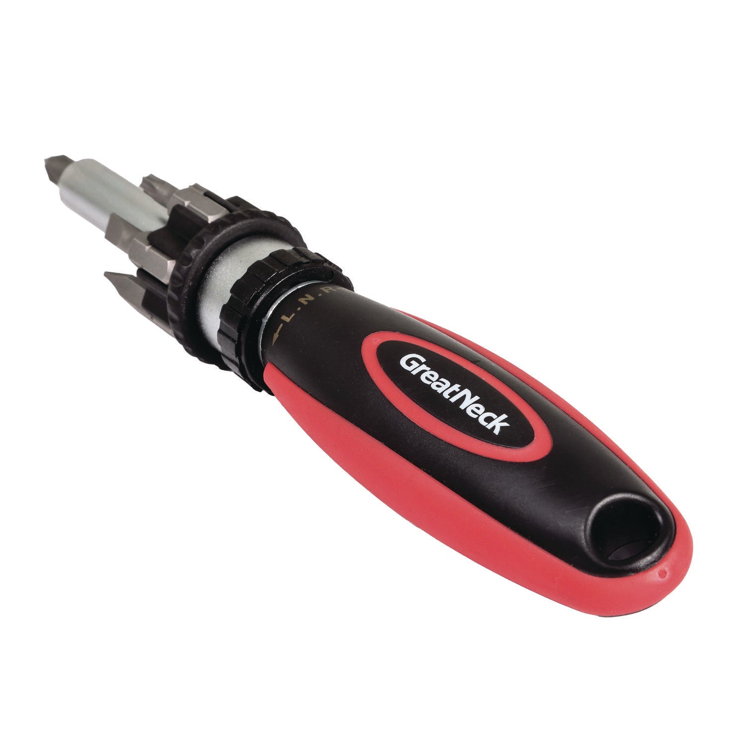 great-neck-r-ratcheting-screw-nut-driver-set-phillips-slotted-star-bits-7-long-black-red-gns950de_3
