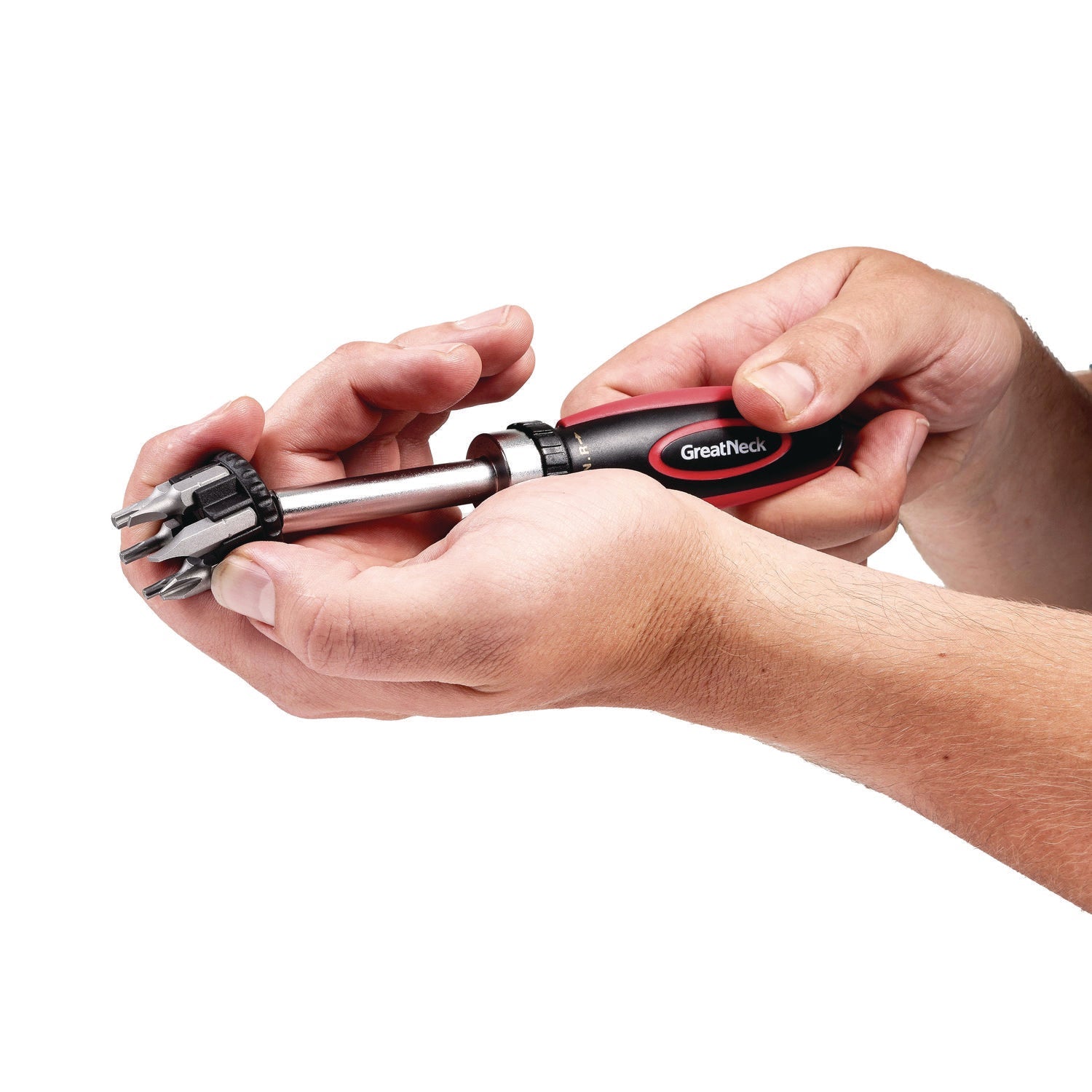 great-neck-r-ratcheting-screw-nut-driver-set-phillips-slotted-star-bits-7-long-black-red-gns950de_6