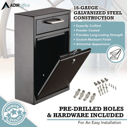 adiroffice-large-ultimate-secure-drop-box-wall-mounted-mail-box-11-2-x-4-7-x-16-2-black-alhi63104blk_6