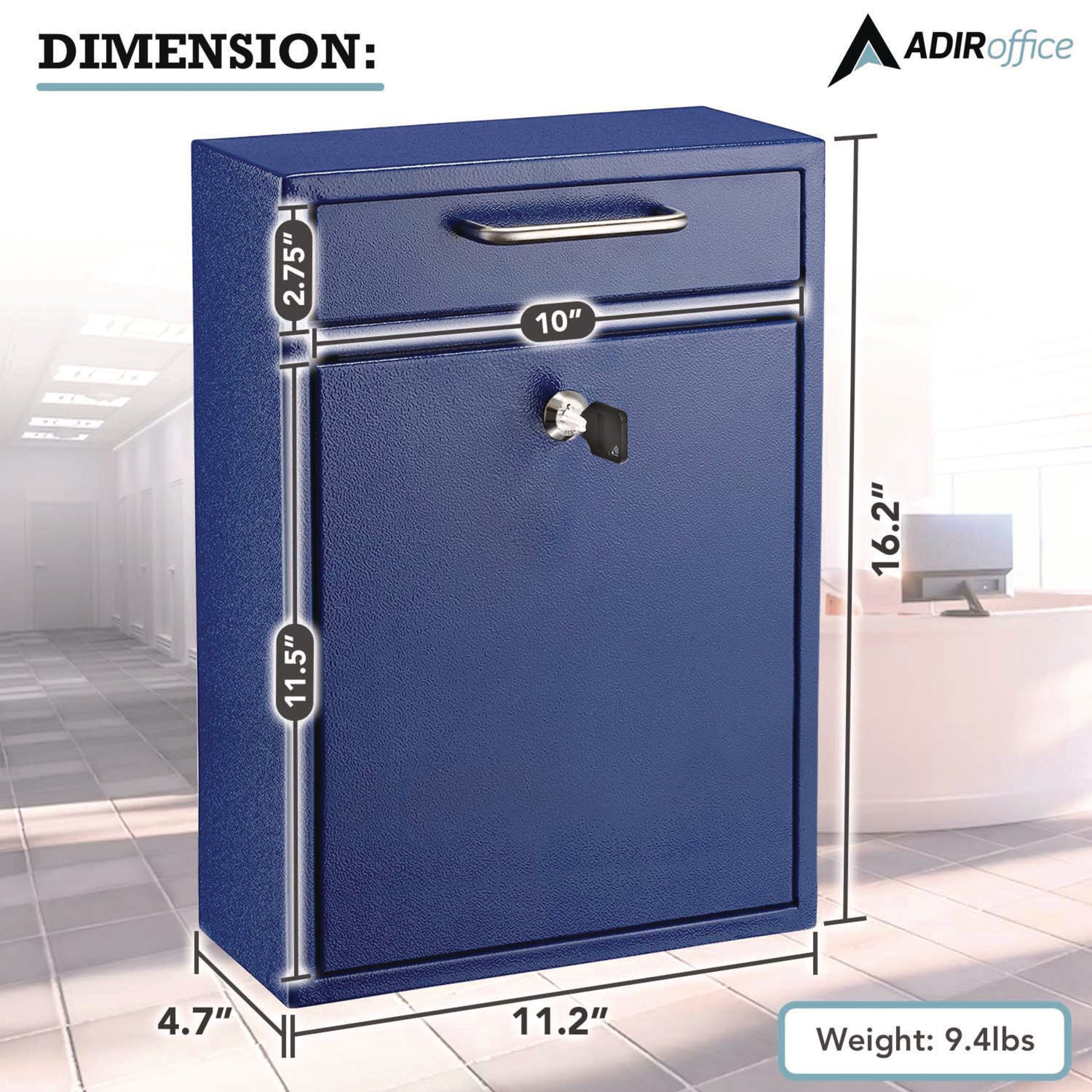 adiroffice-large-ultimate-secure-drop-box-wall-mounted-mail-box-11-2-x-4-7-x-16-2-blue-alhi63104blu_5