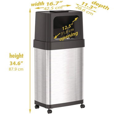 hls-commercial-r-dual-push-door-trash-can-18-gal-stainless-steel-silver-black-hlmhls18dpo_2