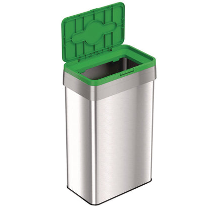 hls-commercial-r-open-top-compost-bin-with-color-coded-lid-21-gal-plastic-stainless-steel-silver-green-hlmhls21uotcop_3