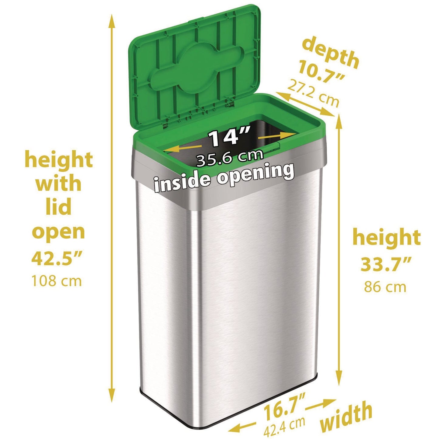 hls-commercial-r-open-top-compost-bin-with-color-coded-lid-21-gal-plastic-stainless-steel-silver-green-hlmhls21uotcop_4