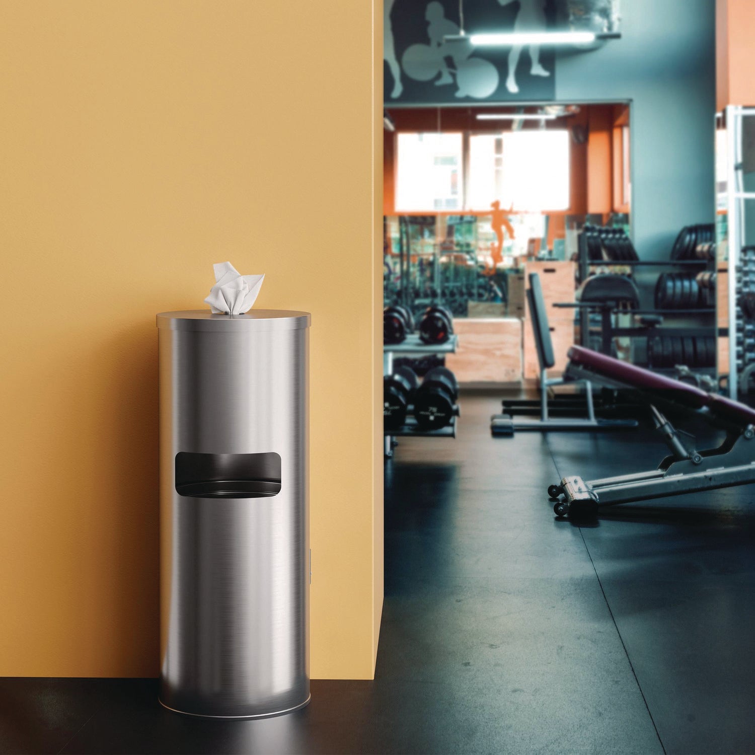 hls-commercial-r-side-entry-trash-can-with-gym-wipe-dispenser-9-gal-stainless-steel-silver-hlmhlsc09wsr_3