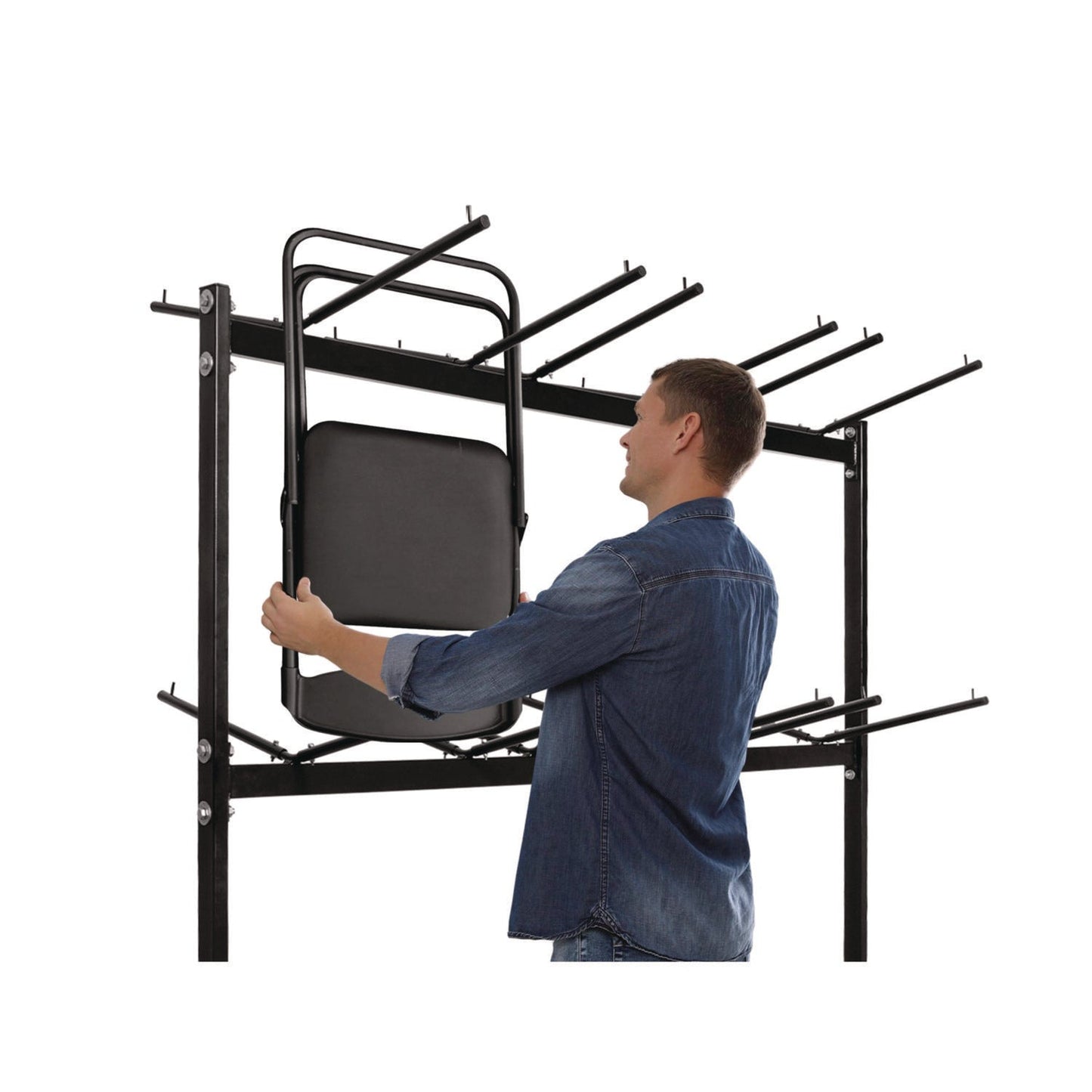 adiroffice-steel-folding-chair-two-tier-utility-cart-metal-1-000-lb-capacity-33-x-65-x-68-5-black-alhi69003_7