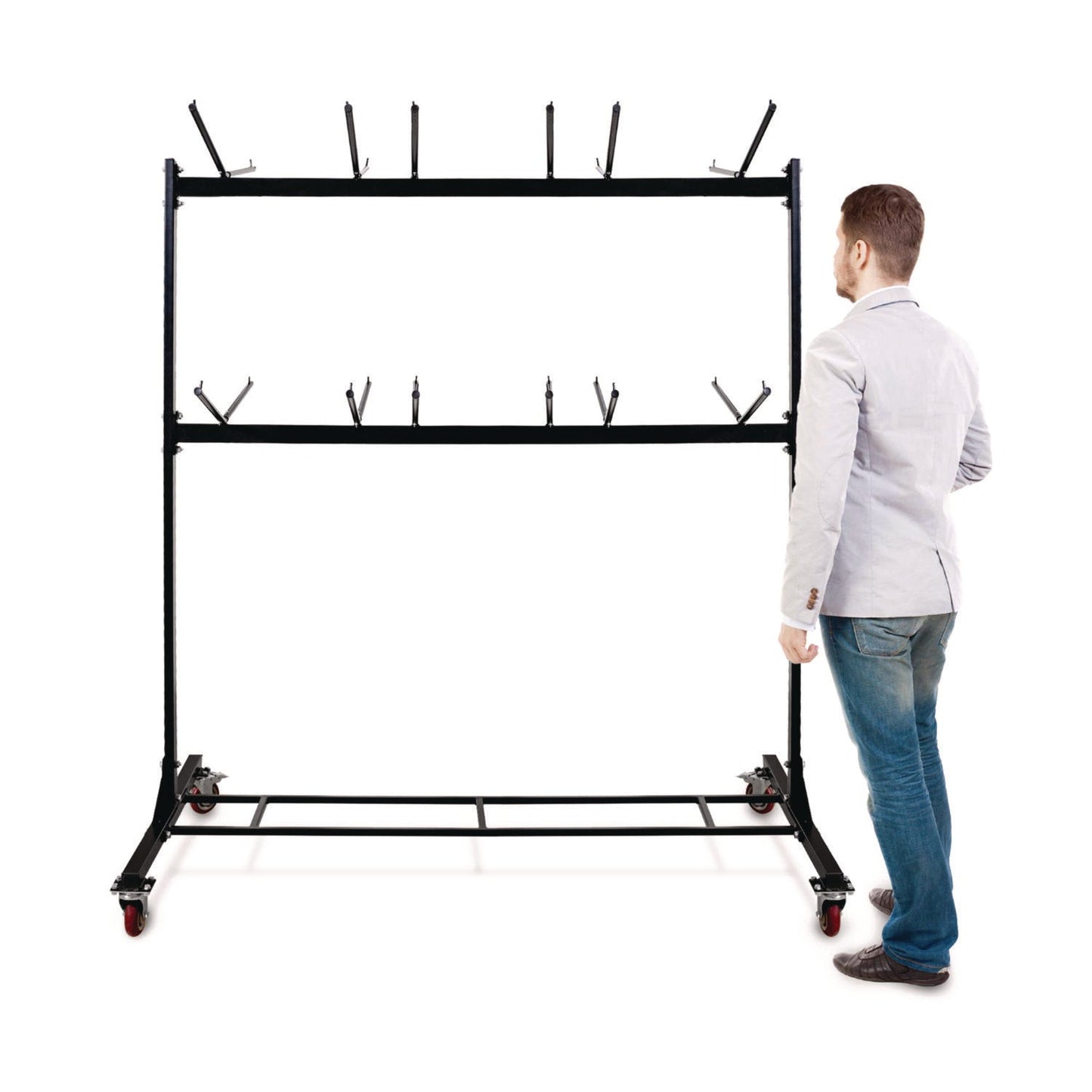 adiroffice-steel-folding-chair-two-tier-utility-cart-metal-1-000-lb-capacity-33-x-65-x-68-5-black-alhi69003_8