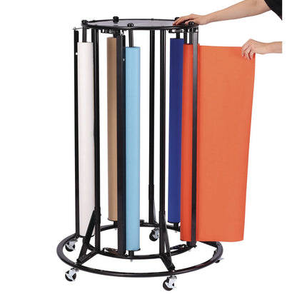 adirkids-steel-large-paper-roll-holder-paper-dispenser-stand-and-cutter-w-wheels-for-up-to-3-dia-x-36-wide-rolls-metal-black-alhiki30001_9