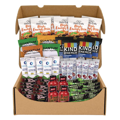 Snack Box Pros Energy Snack Box, 60 Assorted Snacks/Box (GRR70000164)