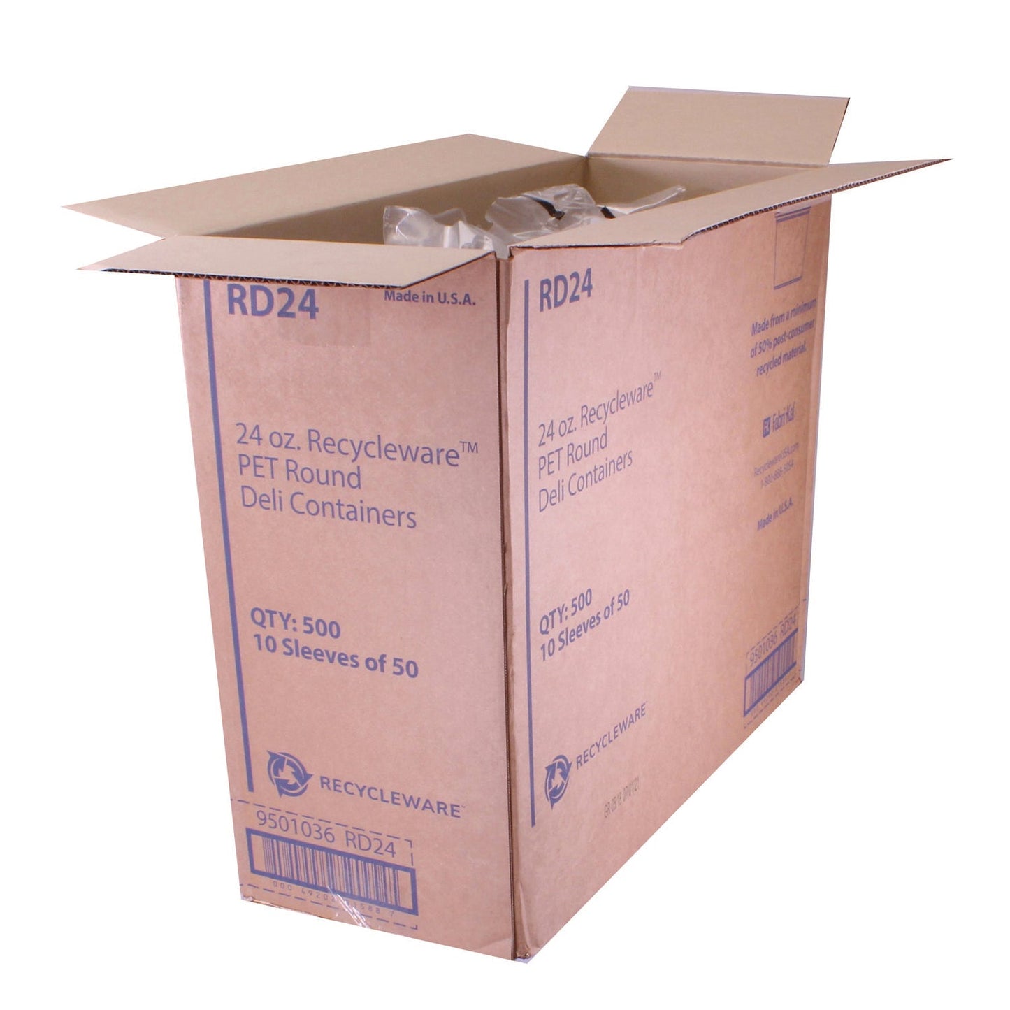 fabri-kal-recycleware-round-deli-container-24-oz-4-6-diameter-x-3-6-h-clear-plastic-500-carton-fabrd24_3