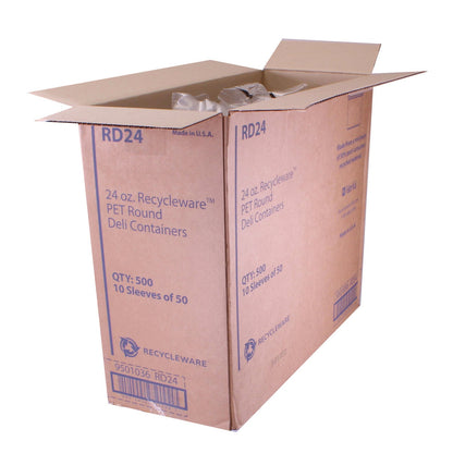 fabri-kal-recycleware-round-deli-container-24-oz-4-6-diameter-x-3-6-h-clear-plastic-500-carton-fabrd24_3