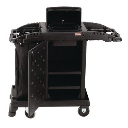 suncast-commercial-compact-premium-housekeeping-cart-plastic-1-shelf-23-25-x-53-22-x-53-06-black-suahkcch200_4