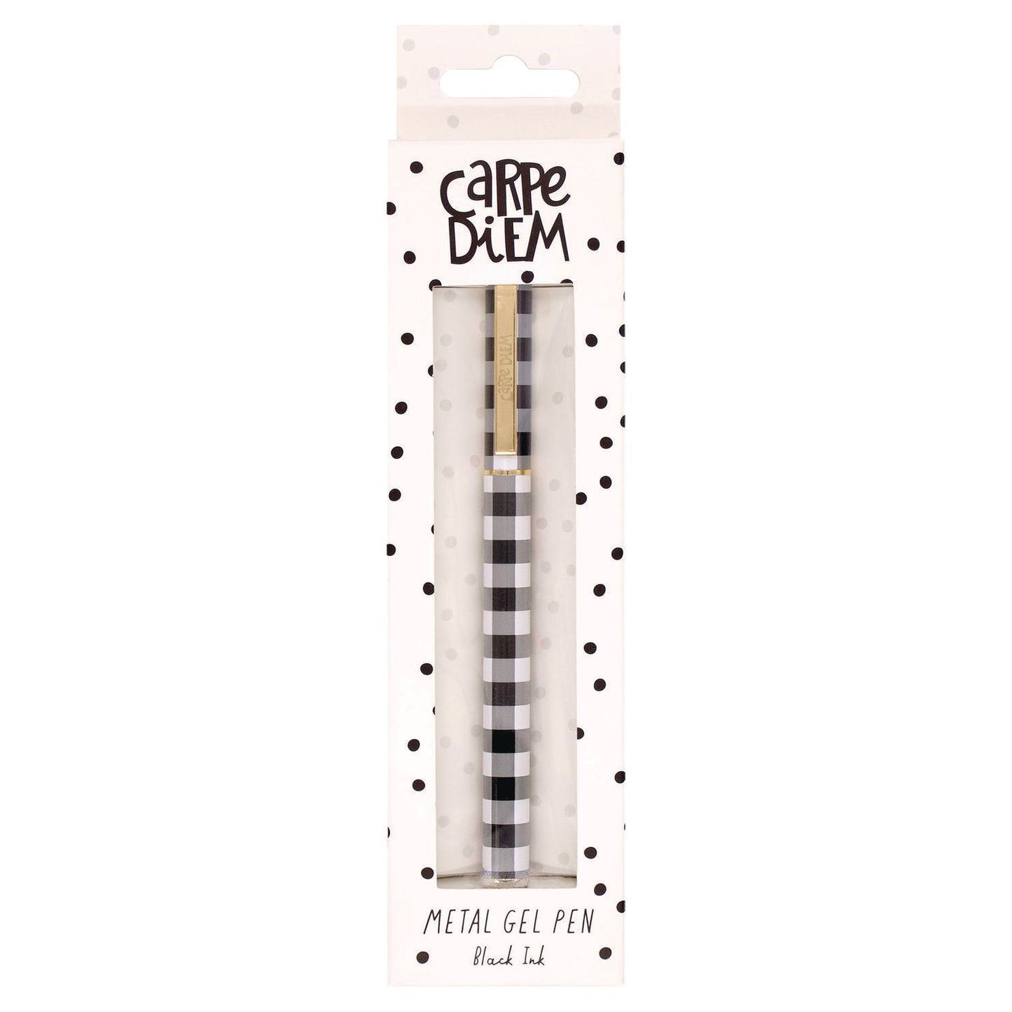 pukka-pad-carpe-diem-all-metal-gel-pens-gel-pen-stick-medium-0-7-mm-black-ink-black-white-check-barrel-6-pack-puk9186cd_2