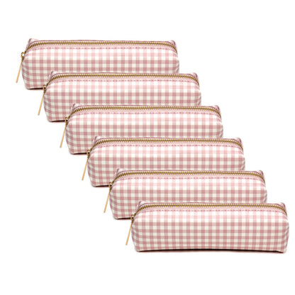 pukka-pad-pencil-case-7-9-x-2-x-2-pink-and-white-check-6-pack-puk9201cd_1