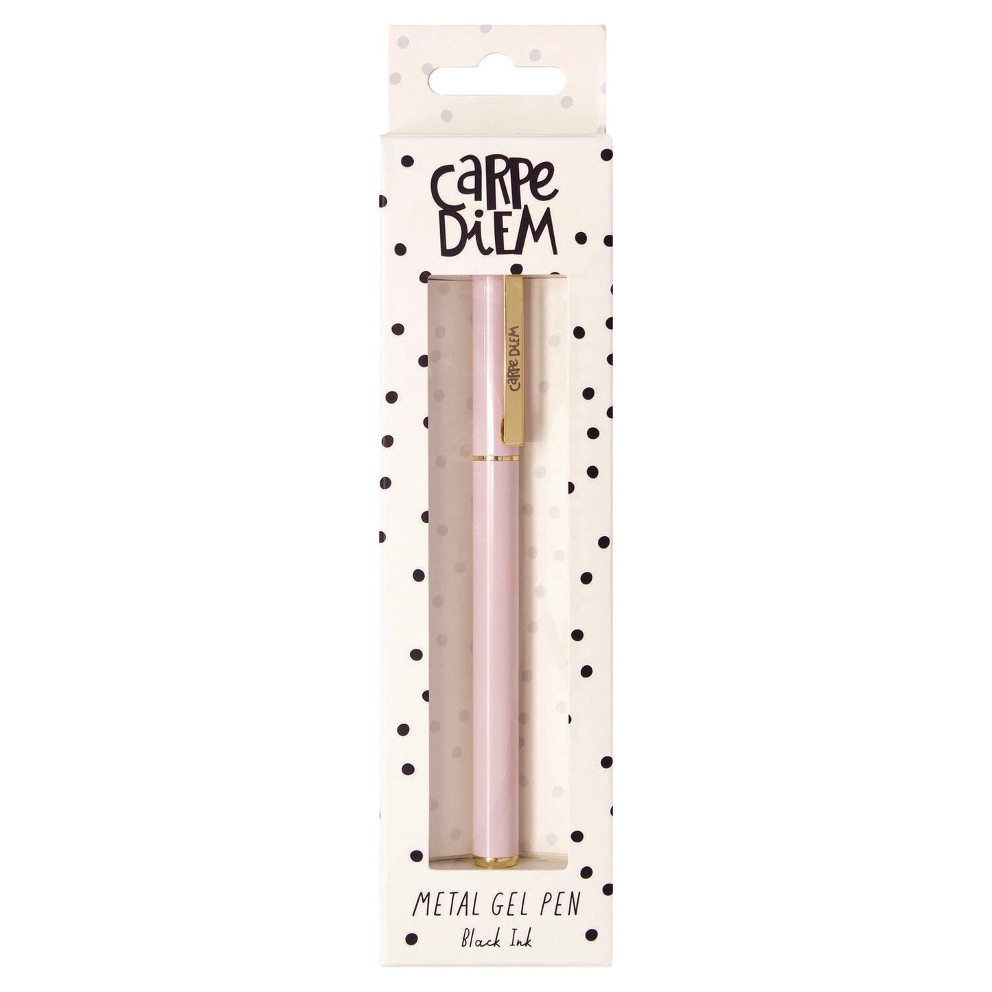 pukka-pad-carpe-diem-all-metal-gel-pens-gel-pen-stick-medium-0-7-mm-black-ink-pink-barrel-6-pack-puk9157cd_2