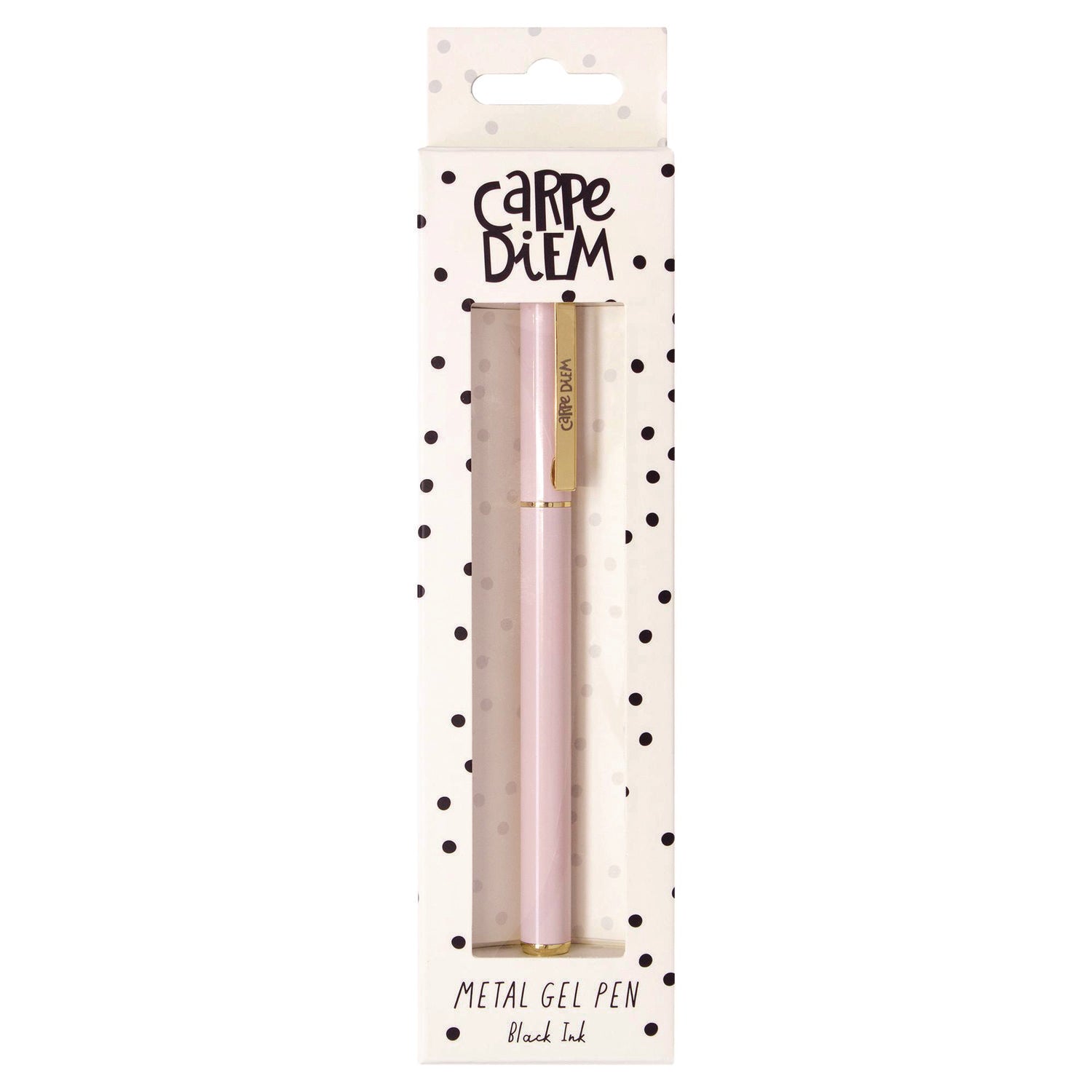 pukka-pad-carpe-diem-all-metal-gel-pens-gel-pen-stick-medium-0-7-mm-black-ink-pink-barrel-6-pack-puk9157cd_2
