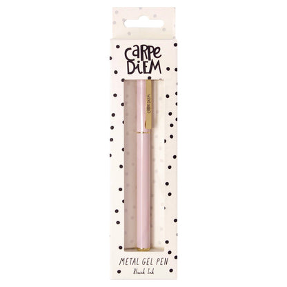 pukka-pad-carpe-diem-all-metal-gel-pens-gel-pen-stick-medium-0-7-mm-black-ink-pink-barrel-6-pack-puk9157cd_2
