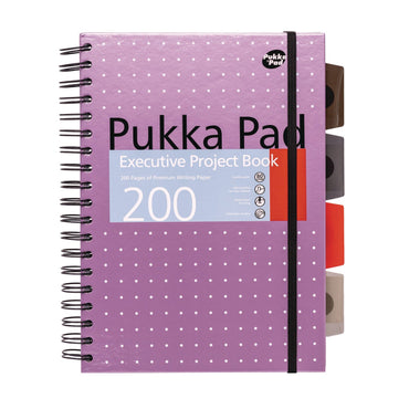pukka-pad-b5-size-project-book-4-subject-medium-college-rule-assorted-metallic-color-dot-covers-100-9-8-x-6-sheets-3-pack-puk9589met_2